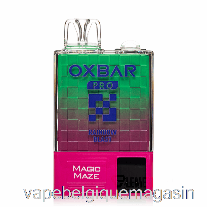 Vape Juice Oxbar Magic Maze Pro 10000 Explosion Arc-en-ciel Jetable